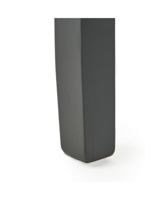 Luxurious Faux Leather Bar Stool with Sturdy Rubberwood Legs for Modern Dining