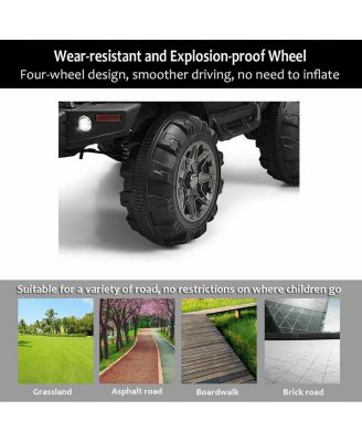 12V Electric Ride On Truck with Parental Remote Control and LED Lights