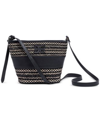 Sam Edelman Khiara Leather Espadrille Fan Crossbody Bag - Macy's