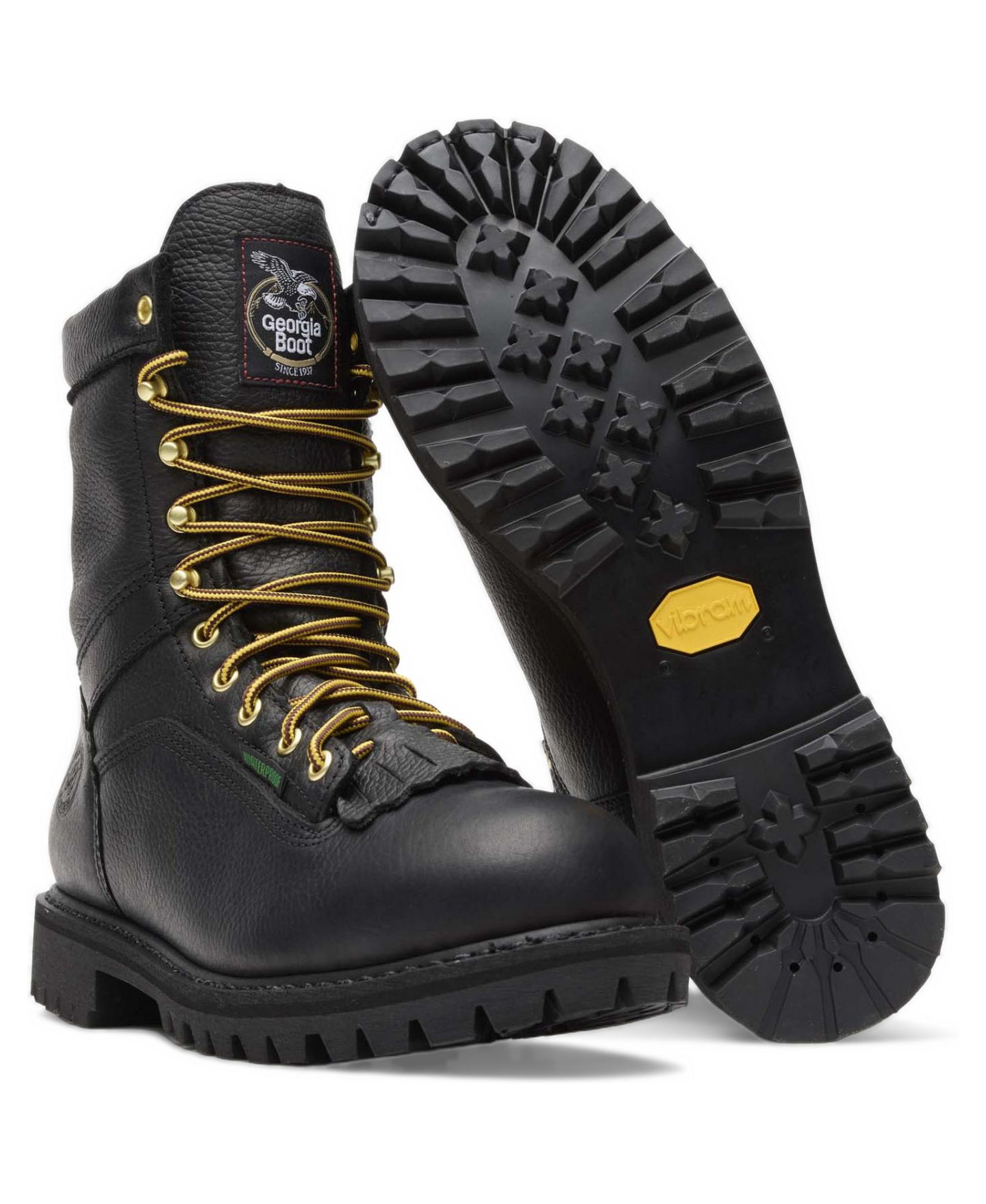 Мужские ботинки GEORGIA BOOT Waterproof Lace-To-Toe Work Boot — фото 2