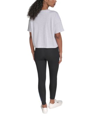 Women's Cotton Raised Logo Cropped T-Shirt