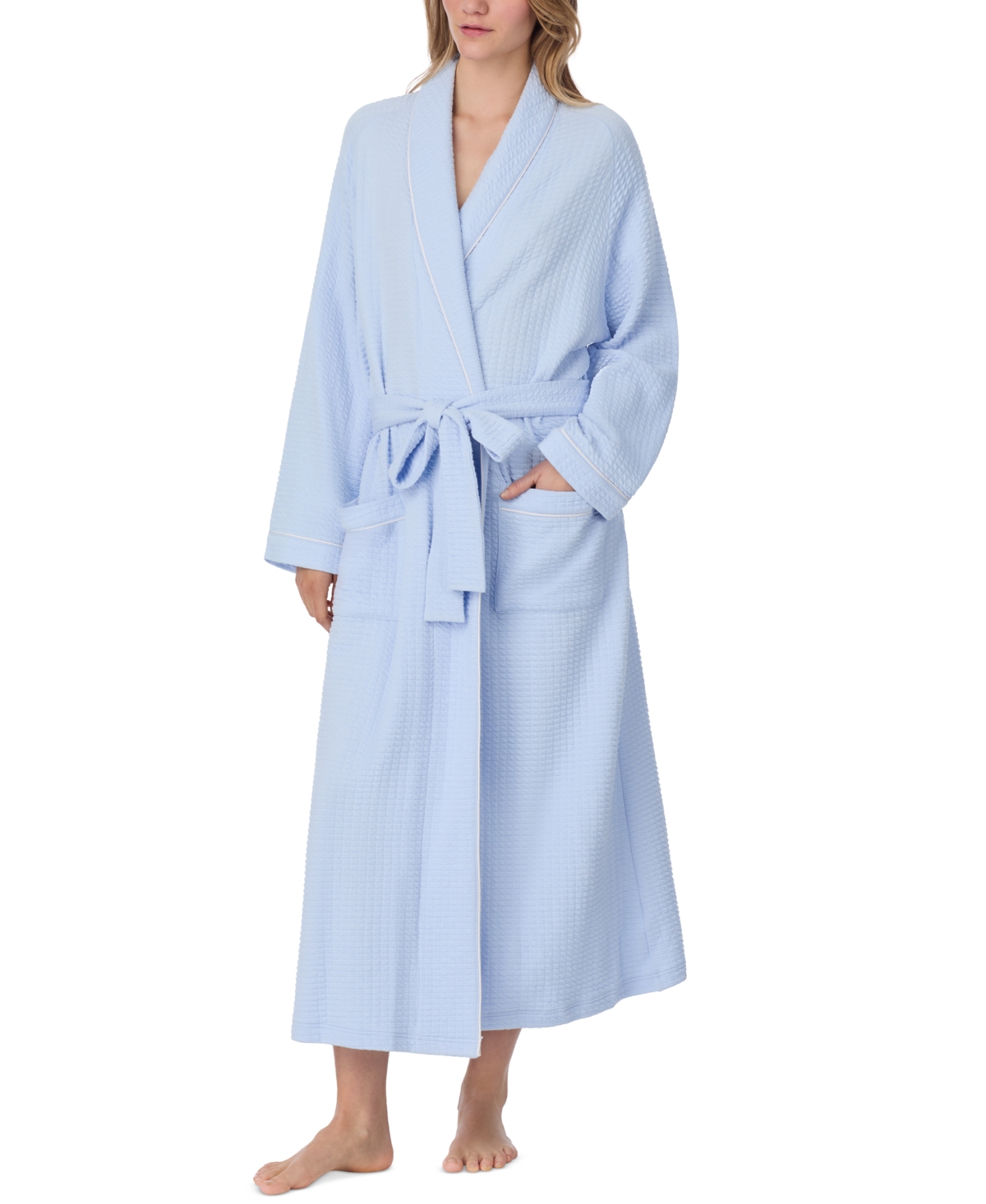 Eileen West Women's Silky Waffle-knit Ballet Robe