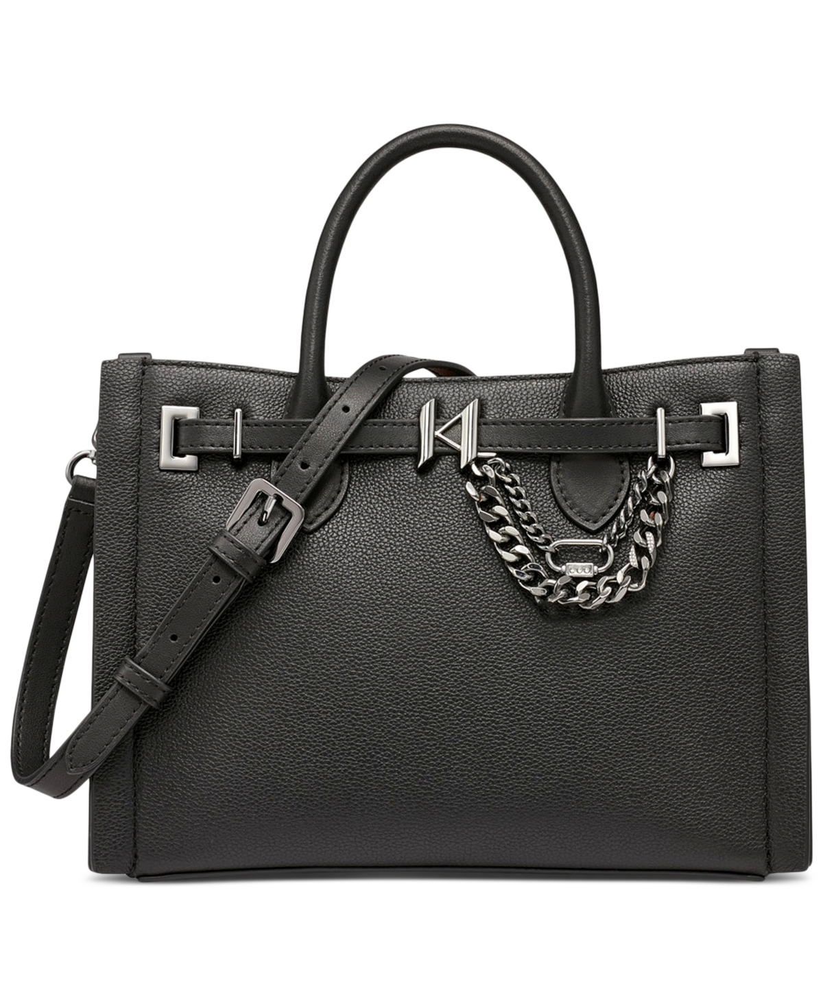 Karl Lagerfeld Cerise Leather Crossbody Bag