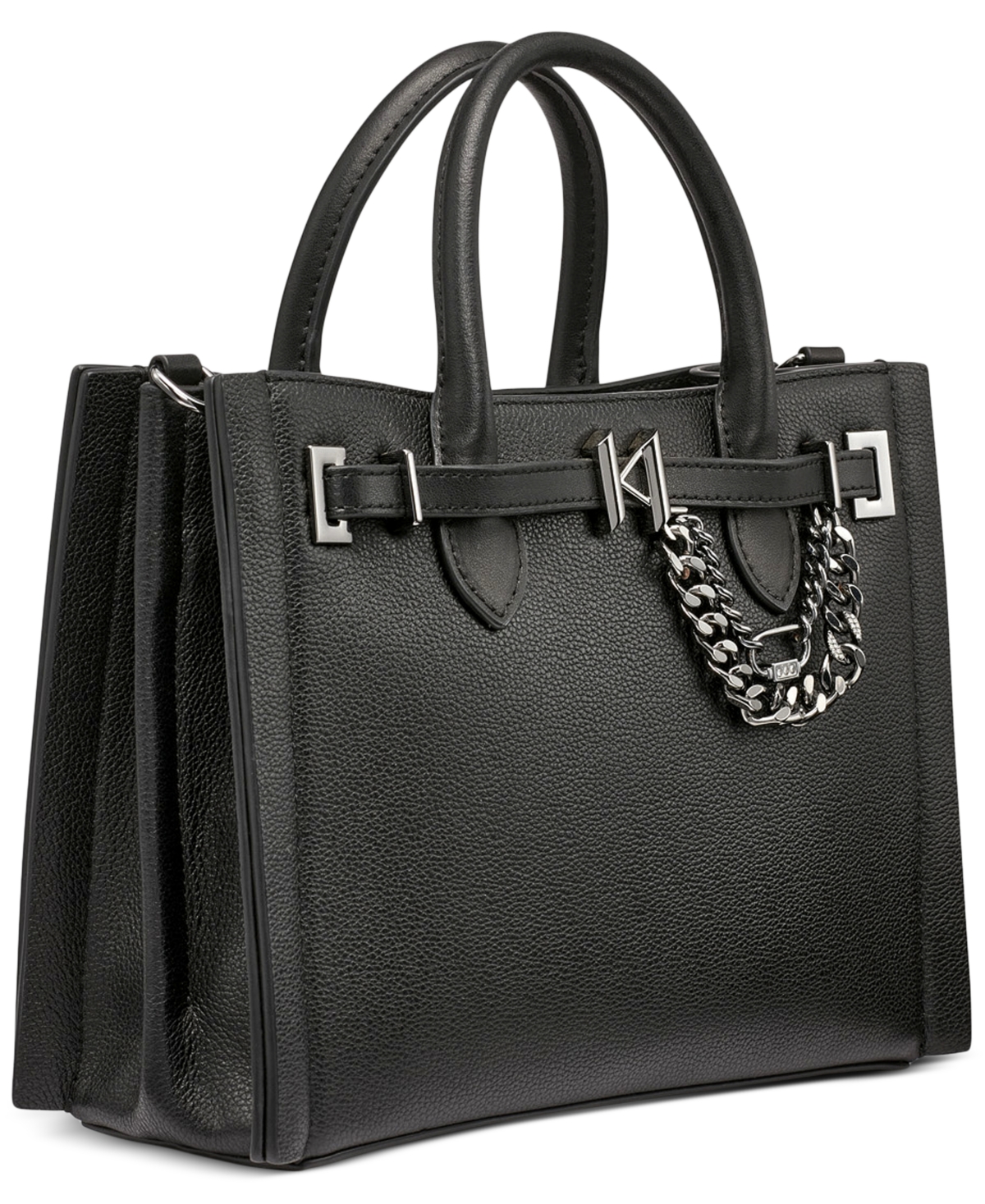 Karl Lagerfeld Cerise Leather Crossbody Bag