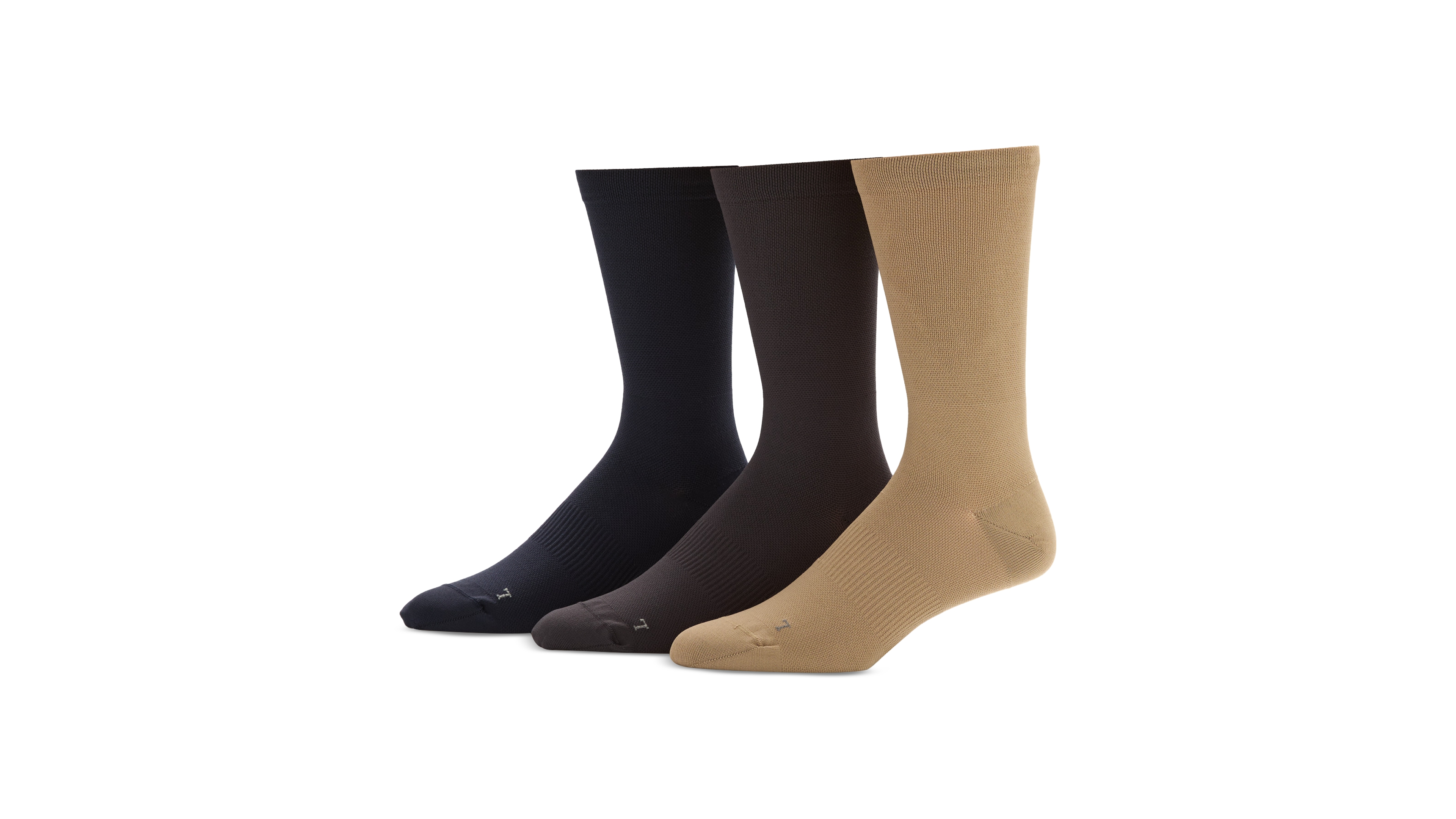 Perry Ellis Portfolio Men's 3-Pack Pique Flat Socks