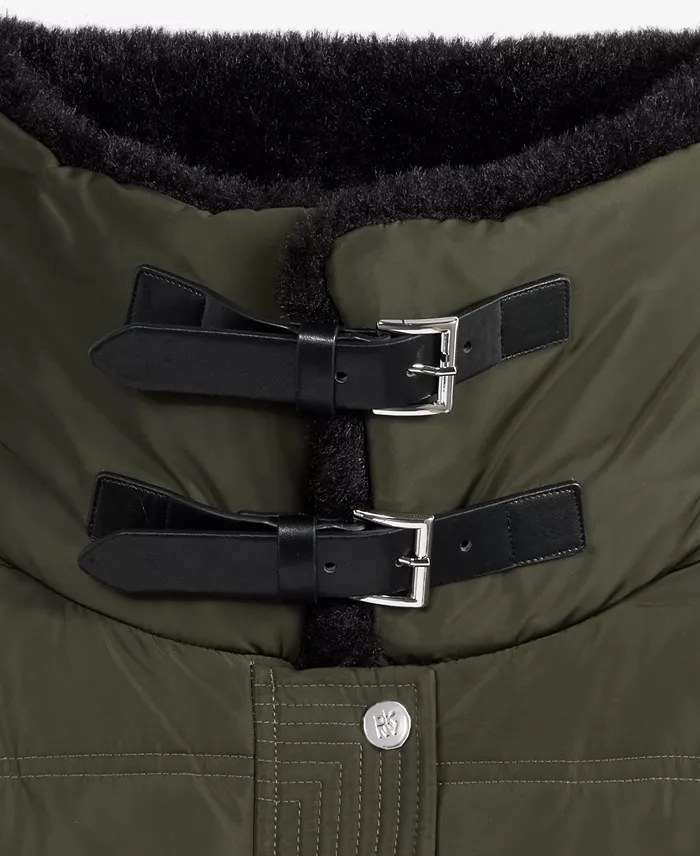 Women's Faux-Fur-Collar Zip-Front Puffer Coat - thumbnail 9