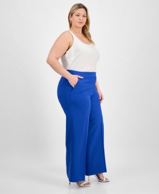 Plus Size Wide-Leg Pants 