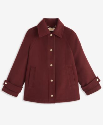 Women's Collared Button-Front Coat, Exclusively at Macy's