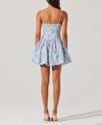 Women's Larissa Bubble-Hem Mini Dress