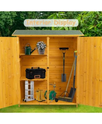 Streamdale Durable 56" x 19.5" Garden Shed with Waterproof Roof and Lockable Door