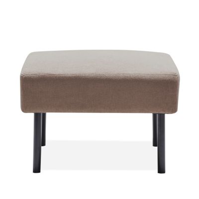 Streamdale Cozy 3-Seater L-Shape Sofa with Ottoman, Polyester Fabric for Small Spaces