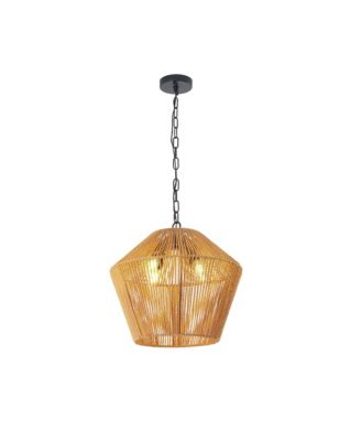 Boho Hemp Rope Pendant Light