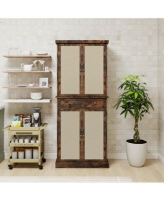 Streamdale 4 Door Cabinet with 1 Drawer, with 4 Adjustable Inner ...