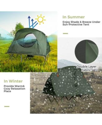 2-Person Outdoor Camping Tent with External Cover