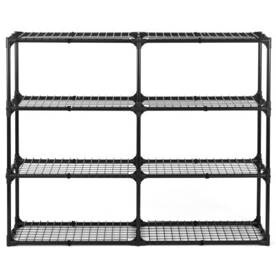 Streamdale Heavy-Duty 4-Shelf Wire Rack 2-Pack (880 lbs)