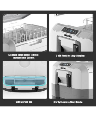58 Quart Portable Electric Camping Car Cooler