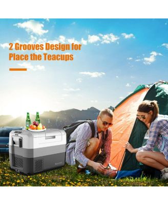 58 Quart Portable Electric Camping Car Cooler