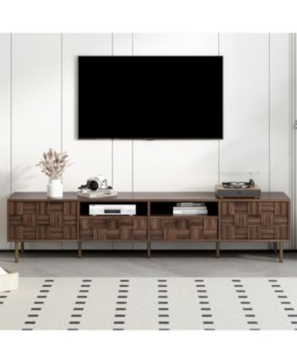 Century TV Stand with Drawers for TVs up to 85