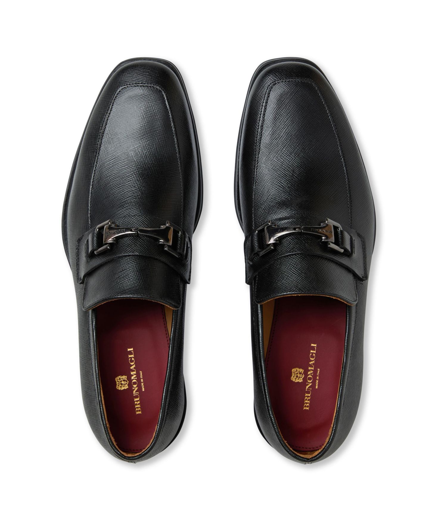 Мужские туфли Bruno Magli Raging Bit Slip On Dress Shoe, цвет: Чёрный — фото 5