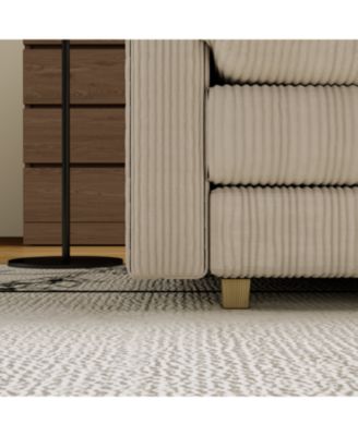 Streamdale Modular Sectional Sofa,Deep Seat Couch for Living Room, Modern L-Shaped Sofa for Living Room Bedroom Apartment,BEIGE