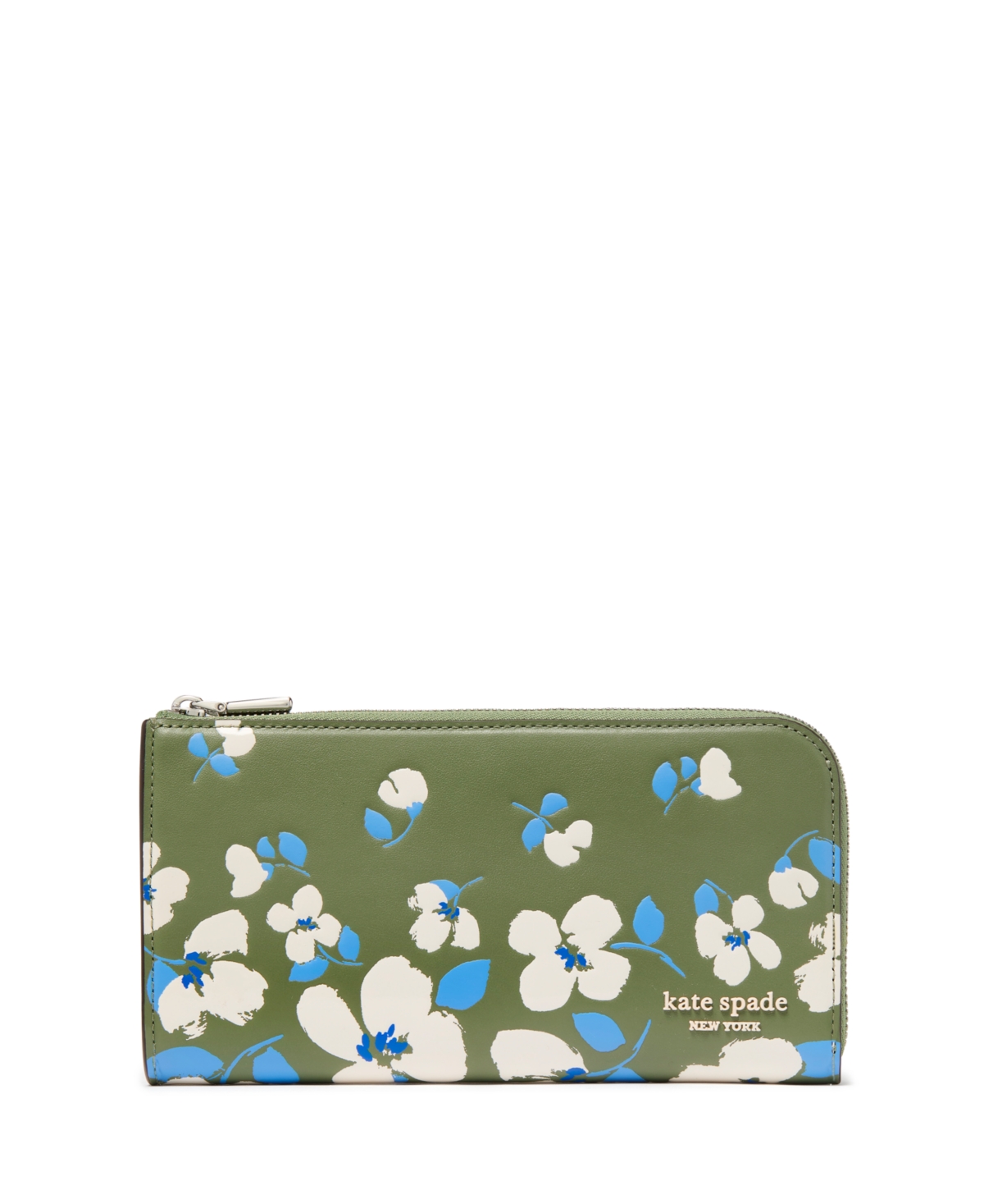 Shop Kate Spade Devin Painterly Bouquet Zip Around Continental Wallet
