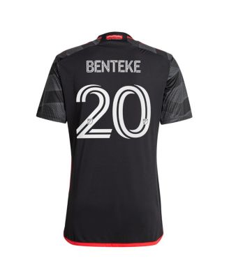 Men's Christian Benteke Black D.C. United 2024 The Icon Kit Replica Player Jersey