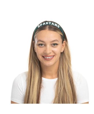 Green Michigan State Spartans Hard Headband