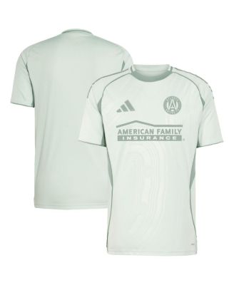 adidas - Men's Light Green Atlanta United FC 2025 One Planet Pre-Match Top