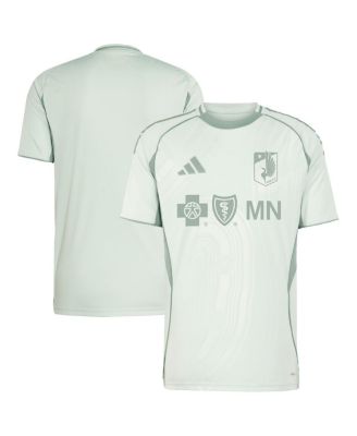 adidas - Men's Light Green Minnesota United FC 2025 One Planet Pre-Match Top