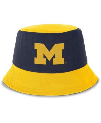 Men's Navy/Maize Michigan Wolverines Apex Bucket Hat