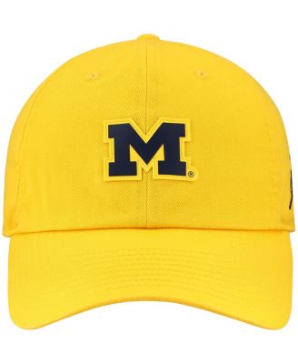 Men's Maize Michigan Wolverines Club Swoosh Performance Adjustable Hat
