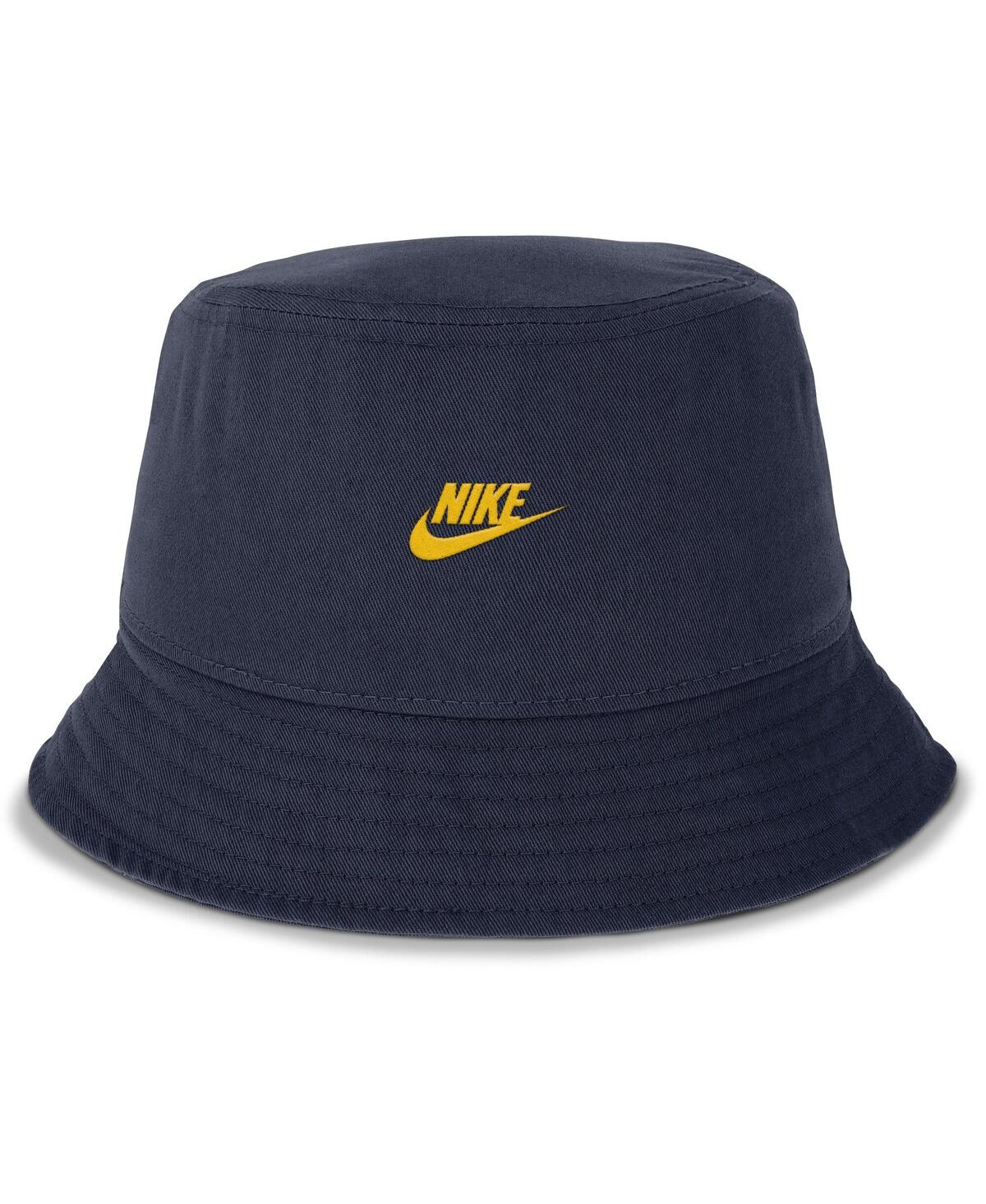 Nike Men's Navy Michigan Wolverines Apex Swoosh Bucket Hat