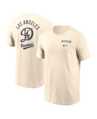 Nike - Men's Cream Los Angeles Dodgers 2025 City Connect T-Shirt