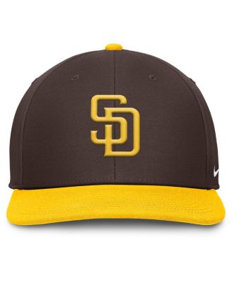 Men's Brown/Gold San Diego Padres Pro Performance Snapback Hat