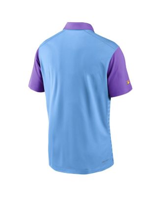 Men's Light Blue/Purple Colorado Rockies 2025 City Connect Authentic Collection Victory Performance Polo Shirt