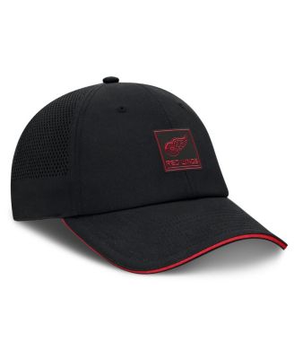 Men's Black Detroit Red Wings Driver Adjustable Hat