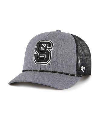 '47 Brand - Men's Gray NC State Wolfpack Carbon Rope Adjustable Hat