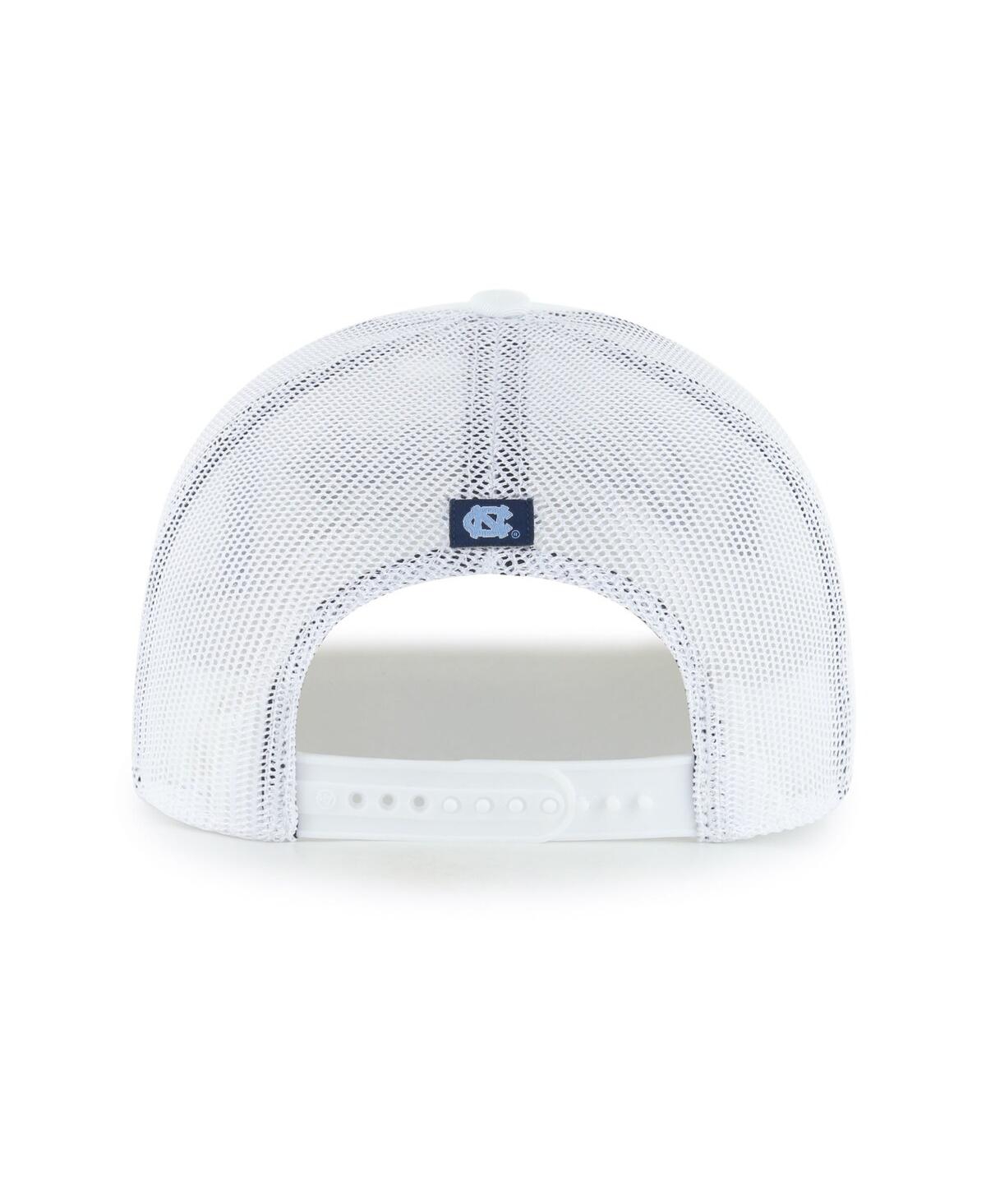 47 Brand Men's White North Carolina Tar Heels Garner Rope Trucker Adjustable Hat