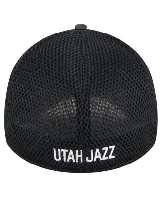 Men's Black Utah Jazz Subtle Camo 39THIRTY Flex Hat