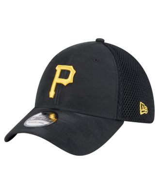 New Era - Men's Black Pittsburgh Pirates Subtle Camo 39THIRTY Flex Hat