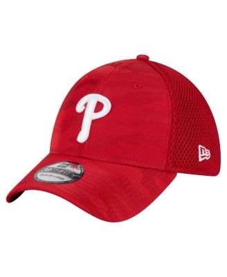 New Era - Men's Red Philadelphia Phillies Subtle Camo 39THIRTY Flex Hat