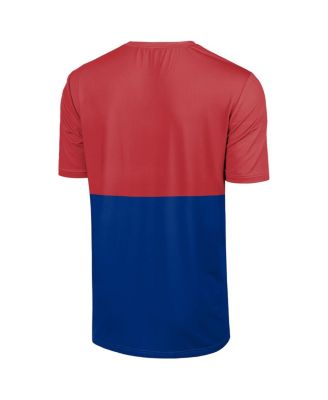 Men's Red/Royal Philadelphia Phillies Big Logo Mascot T-Shirt