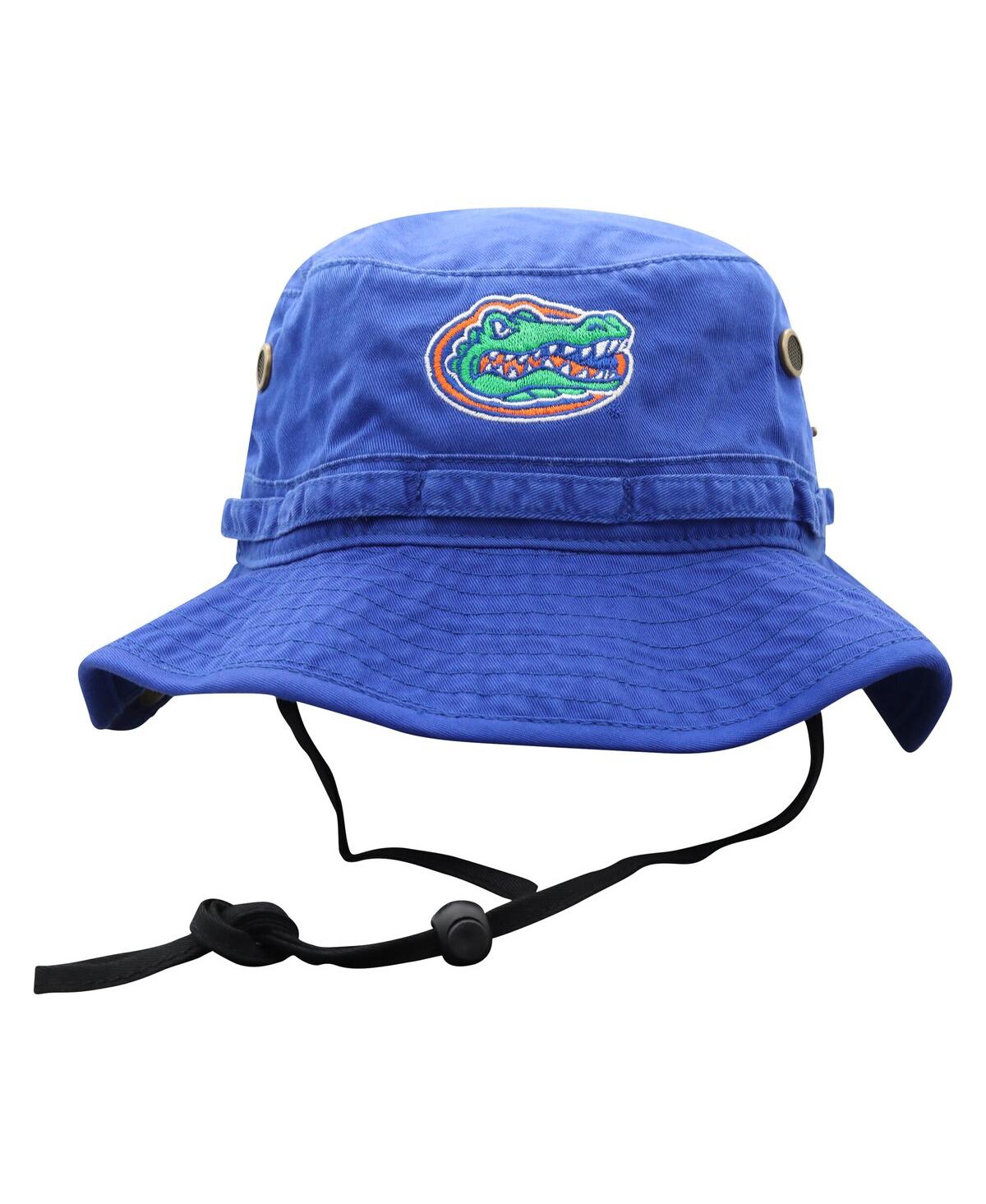 Top Of The World Men's Royal Florida Gators Angler Washed Bucket Hat