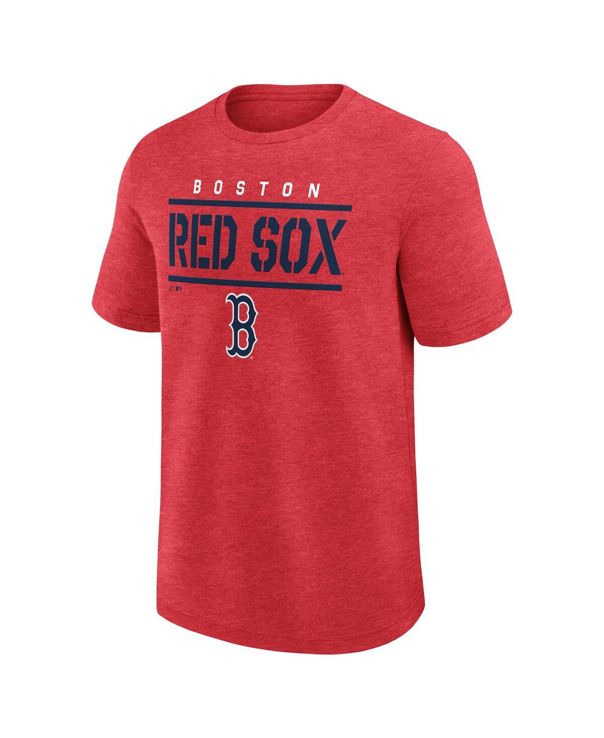 Fanatics Men's Heather Red Boston Red Sox Top Notch T-shirt