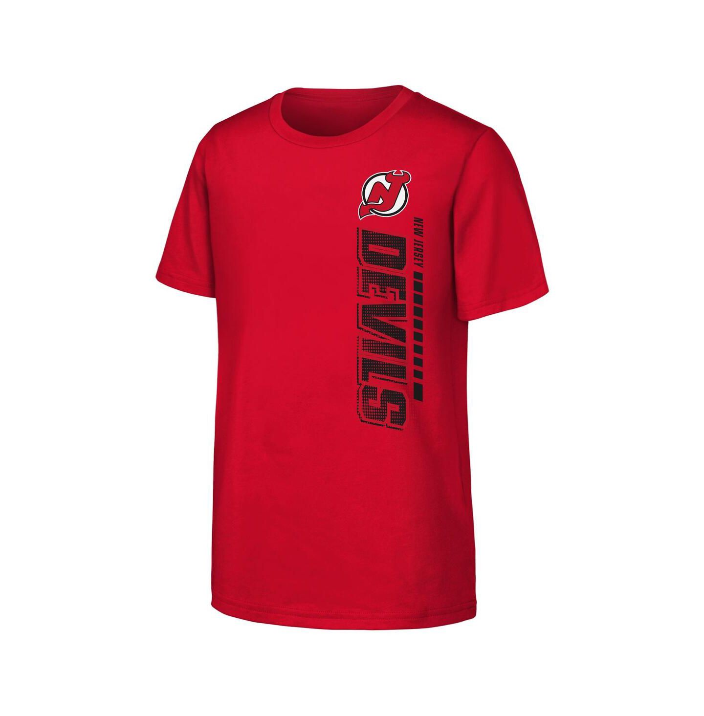 Детская футболка Outerstuff Red New Jersey Devils Atmosphere — фото 2