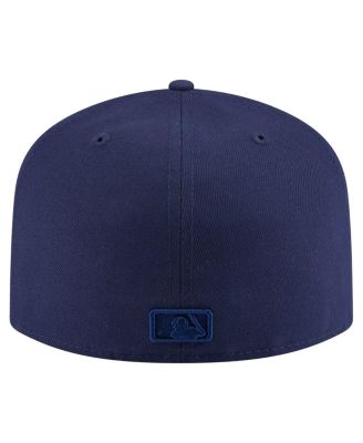Men's Navy Milwaukee Brewers Color Pack A-Frame 59FIFTY Fitted Hat
