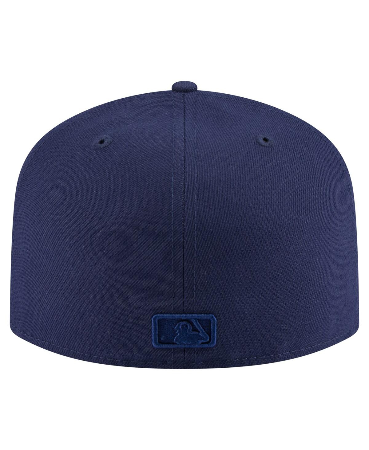 New Era Men's Navy Milwaukee Brewers Color Pack A-frame 59fifty Fitted Hat