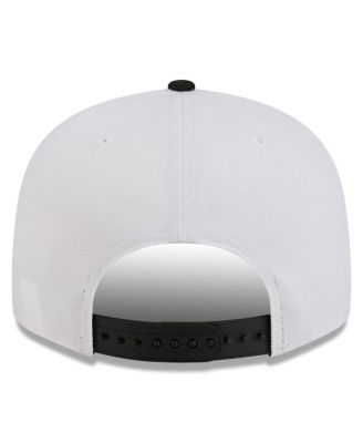 Men's White/Black Kyle Busch 9FIFTY Snapback Hat