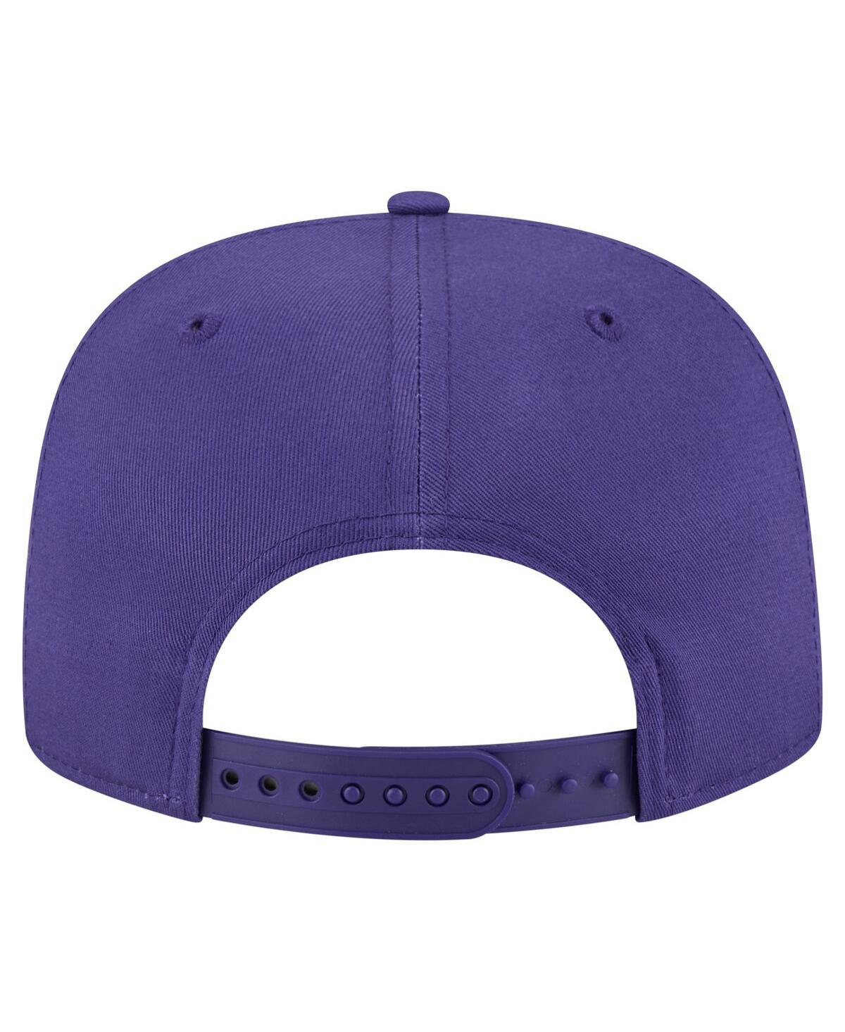 NEW ERA MEN'S PURPLE PHOENIX SUNS TEAM TEXT GOLFER SNAPBACK HAT 