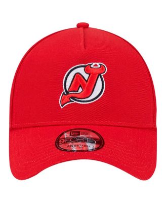 Men's Red New Jersey Devils Core A-Frame 9FORTY Adjustable Hat